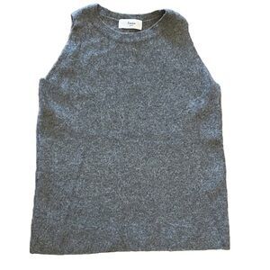 Frankie Shop Gray Crewneck Sweater Versatile Knit